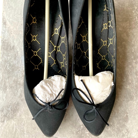 Zara || black satin shoes. Size EU 40, US 9 - Picture 4 of 5